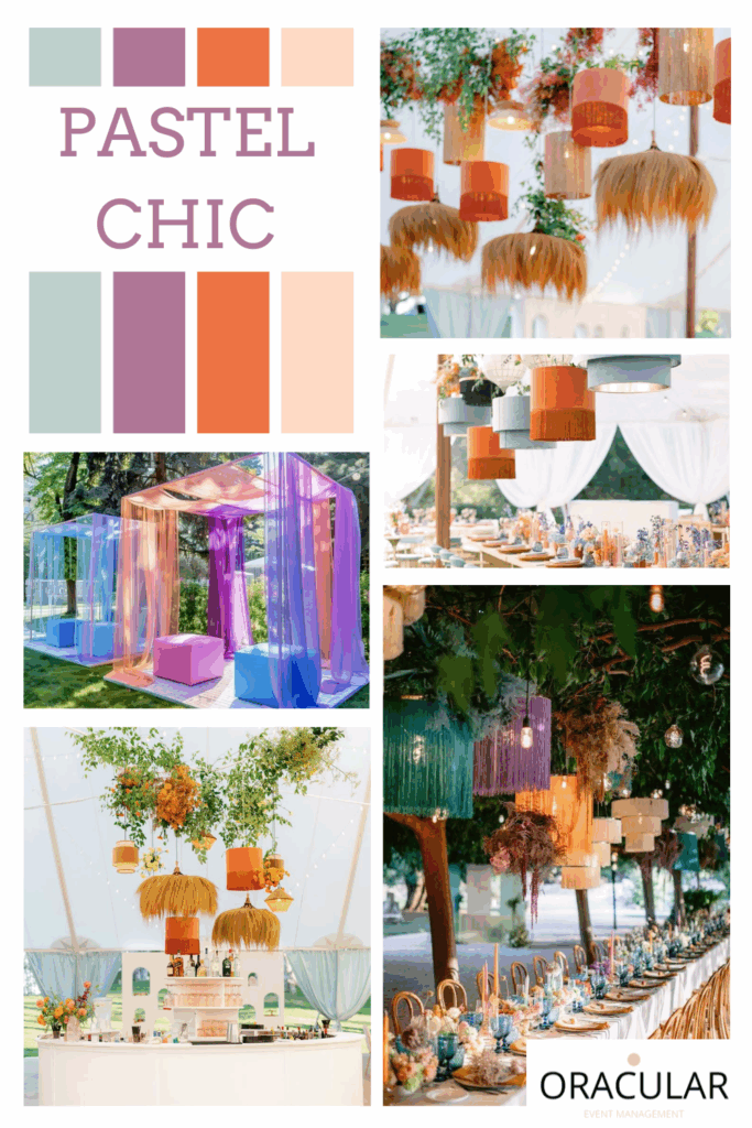 tendance event pastel chic