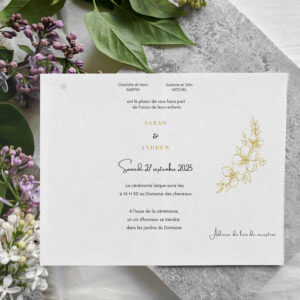TEMPLATE RAFFINÉ - Faire part et RSVP