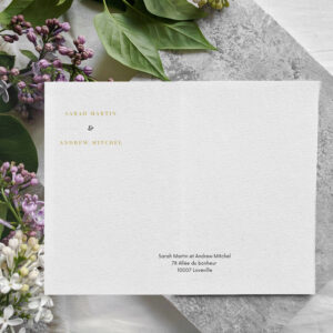 TEMPLATE RAFFINÉ – Faire part et RSVP